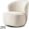 Tower Living Draaifauteuils^Fauteuil Cream Belvi