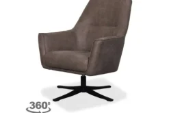 Draaifauteuils^Fauteuil Taupe CM-55.028 Tod