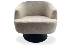 Tower Living Draaifauteuils^Fauteuil White-Grey Barga