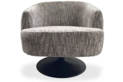 Tower Living Draaifauteuils^Fauteuil White-Grey Barga