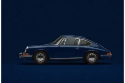 Urban Cotton Schilderijen^Glasschilderij Blue Porsche
