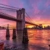Sale Ter Halle Glasschilderij Brooklyn Bridge NYC 110160-216