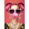 Sale Ter Halle Glasschilderij Bubblegum 080120C-812