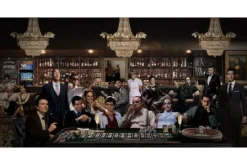 Discount Ter Halle Glasschilderij Maffia roulette 080160-044