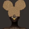 Outlet Ter Halle Glasschilderij Mickey Brons 080080-188