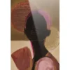 Online Urban Cotton Glasschilderij Silhouette Lady