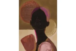 Online Urban Cotton Glasschilderij Silhouette Lady