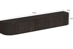 Outlet Livingfurn Hangend tv-meubel  Novero