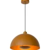 New Lucide Hanglamp - okergeel Siemon