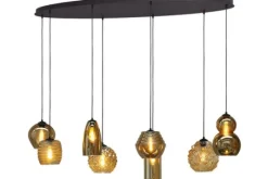 Masterlight Hanglampen^Hanglamp 2264-05-160-60-8-123 Quinto Smoke