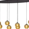 Outlet Masterlight Hanglamp 2264-05-160-60-8-4 Quinto Smoke