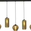 Masterlight Hanglampen^Hanglamp 2261-05-130-5-05-35 Quinto Smoke