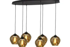 Sale Masterlight Hanglamp 2264-05-130-50-6-3 Quinto Smoke