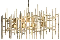 Leclercq & Bouwman Hanglampen^Hanglamp - zilver | LB024-4+1 Figo |