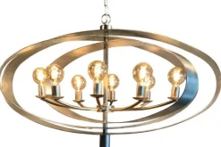 Leclercq & Bouwman Hanglampen^Hanglamp - zilver | LB019-8+1 Malibu |