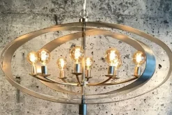 Leclercq & Bouwman Hanglampen^Hanglamp - zilver | LB019-8+1 Malibu |