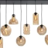 Highlight Hanglampen^Hanglamp Amberglas Fantasy