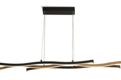 Searchlight Hanglampen^Hanglamp 32104-1BK Bloom Swirl