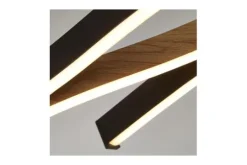 Searchlight Hanglampen^Hanglamp 32104-1BK Bloom Swirl