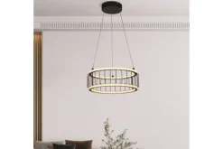 New Searchlight Hanglamp 54213-1BK Circolo Cage