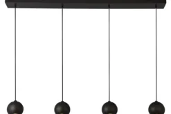 Searchlight Hanglampen^Hanglamp 1014-4BK Eindhove