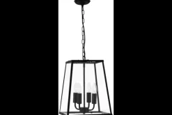 Online Searchlight Hanglamp 5614BK Lantern Noir