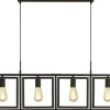 New Searchlight Hanglamp 23203-4BK Plaza