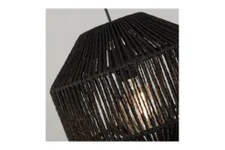 Searchlight Hanglampen^Hanglamp 11201-3BK Wicker