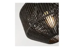 Best Searchlight Hanglamp 11203-1BK Wicker