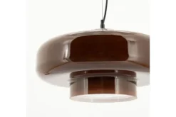 By-Boo Hanglampen^Hanglamp Bruin 250430 Vetro