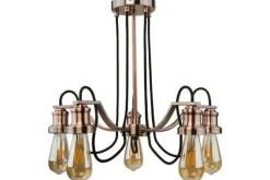 Hot Searchlight Hanglamp 1065-5CU Olivia