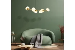 Online Searchlight Hanglamp 94041-6GO Pebble
