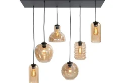New Highlight Hanglamp Goud Amberglas Fantasy