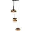 Highlight Hanglampen^Hanglamp goudkleurig glas Bellini