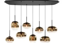 Best Highlight Hanglamp goudkleurig glas Bellini