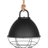 Label51 Hanglampen^Hanglamp L Zwart Metaal MT-2221 Korf