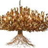 Leclercq & Bouwman Kroonluchters|Hanglampen^Hanglamp LB039/12+1 ambachtelijk brons Aix |