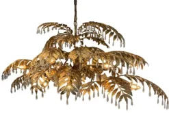 Leclercq & Bouwman Kroonluchters|Hanglampen^Hanglamp LB023/12+1 ambachtelijk brons Bellagio |