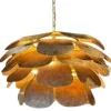 New Leclercq & Bouwman Hanglamp LB046-12+1 ambachtelijk brons Artisjok |