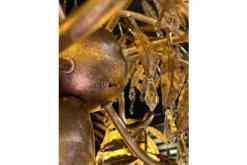 Leclercq & Bouwman Kroonluchters|Hanglampen^Hanglamp LB023-12+1 ambachtelijk zilver Bellagio |