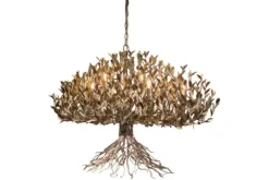 Leclercq & Bouwman Hanglampen^Hanglamp LB039/12+1 ambachtelijk zilver Aix |