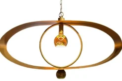 Leclercq & Bouwman Hanglamp LB049-1+1 ovaal brons Breeze |