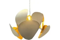Outlet Leclercq & Bouwman Hanglamp LB555-3+1 rond textured white Galaxy |