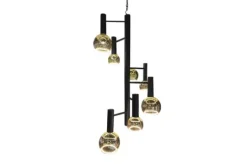 Leclercq & Bouwman Hanglampen^Hanglamp LB045-7 textured black Escale |