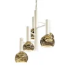 New Leclercq & Bouwman Hanglamp LB045-5+1 textured white Escale |