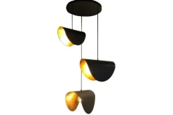 Leclercq & Bouwman Hanglampen^Hanglamp LB037-3S-M-L Oyster |