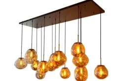 Clearance Toms Luxury Lights Hanglamp 13-lichts Amber Boaz