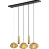 Toms Luxury Lights Hanglamp 5-lichts Amber Melt