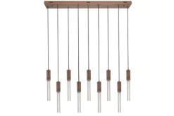 Toms Luxury Lights Hanglampen^Hanglamp 9-lichts Antiek Brons Maud
