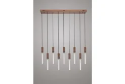 Toms Luxury Lights Hanglampen^Hanglamp 9-lichts Antiek Brons Maud